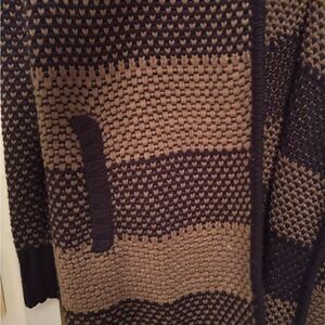 Dynamite Textured Cardigan in Brown and Black/worn once